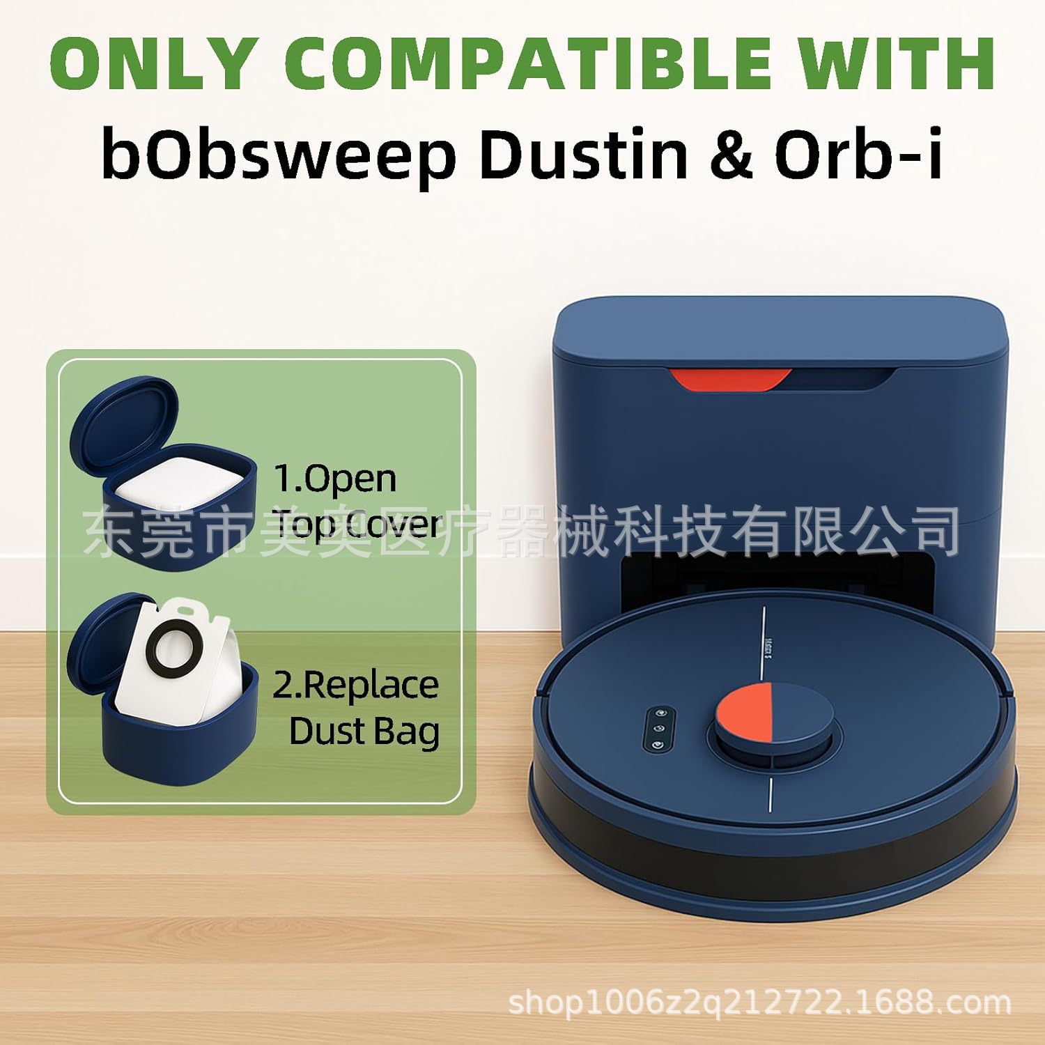 Vliesstoff-Staubsammelbeutel Zubehör für Bobsweep Staubsaugerroboter Dustin/Orb Amazon Lagerbestand