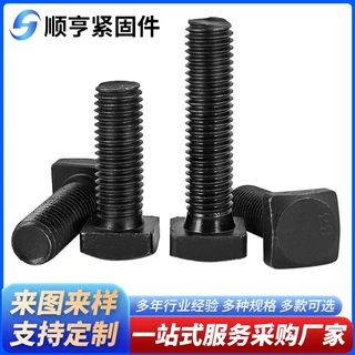 四方螺丝厂家定制高强度特殊螺栓T型螺栓加大加厚四方头螺丝