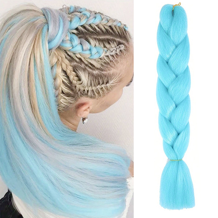 Trenzas Africanas Sintéticas de Fibra de Alta Temperatura para Crochet image 38