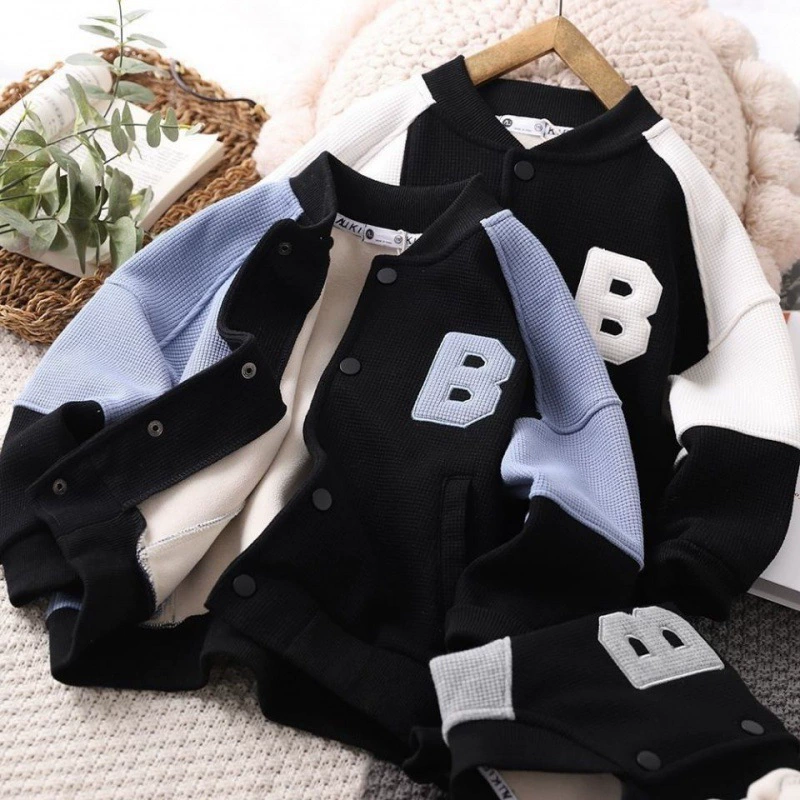 П spring Jacket for boys, детский спортивный костюм для отдыха, коллекция 2023 года, для подростков, западный стиль, детская одежда