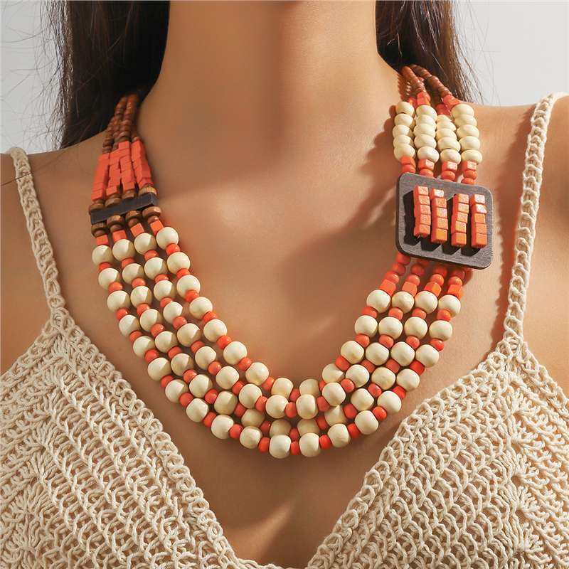 Can Be Shipped On Behalf Of Customers: European And American Ethnic Style Bohemian Handmade Multi-layer Beaded_voghion.com