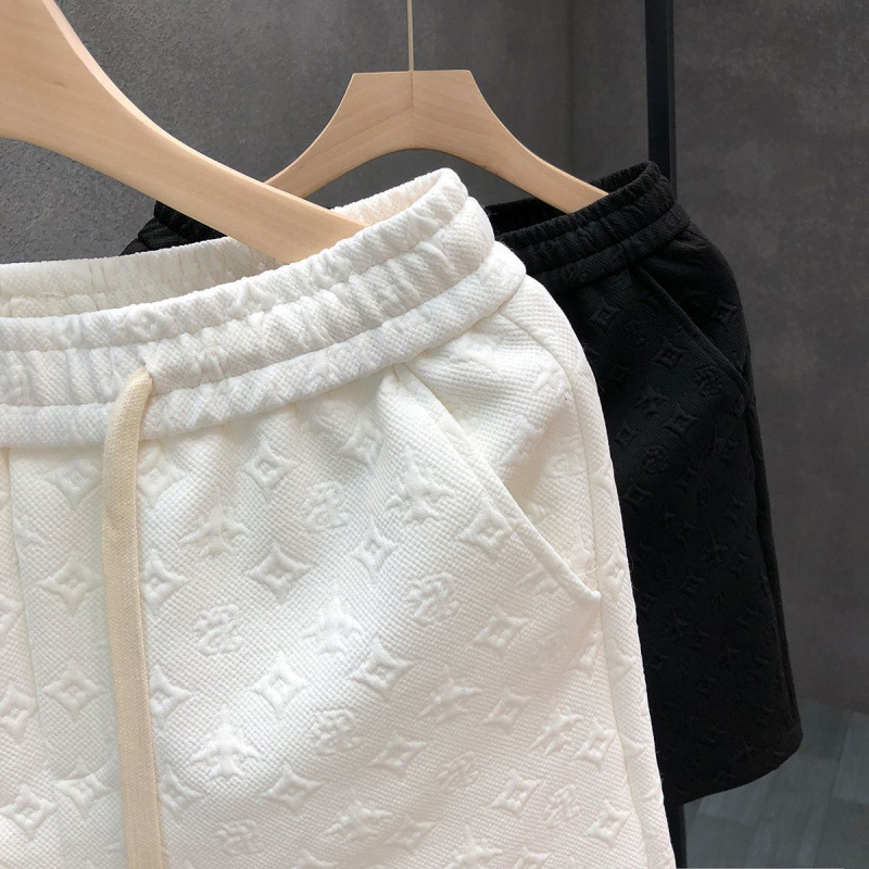 Summer trousers, white beach shorts