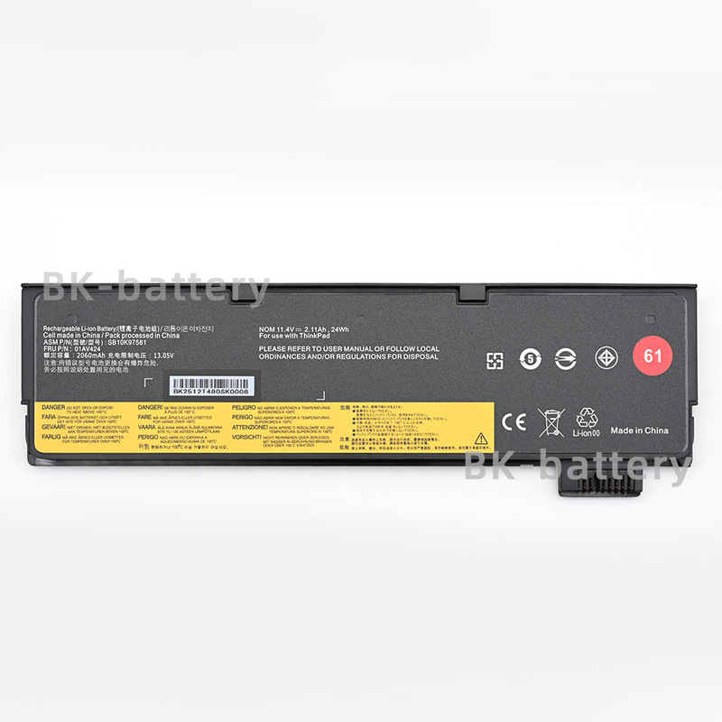 Suitable for Lenovo ThinkPad T470 T480 T570 T580 01Av424 61 Laptop Battery