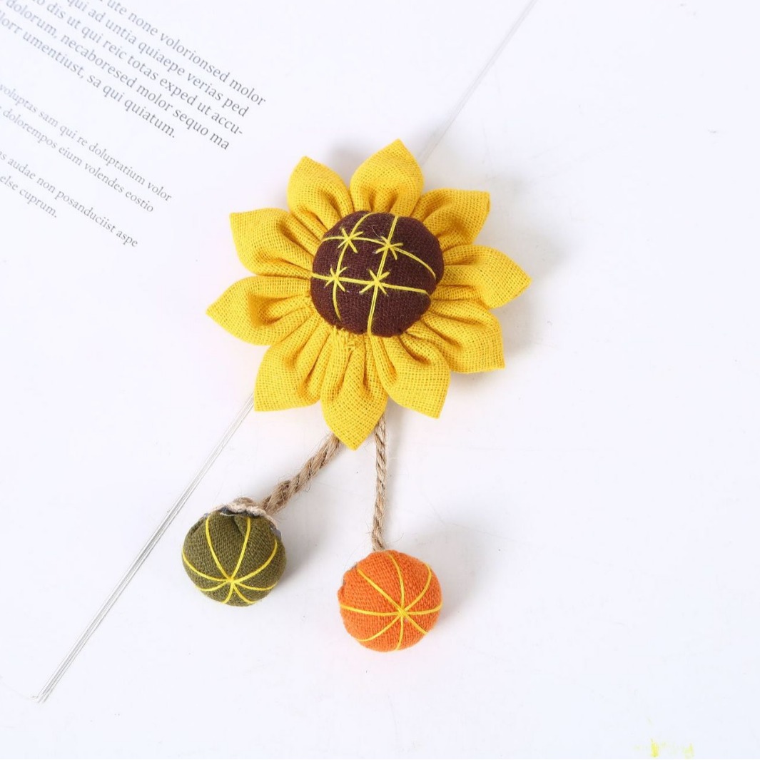 Accesorios de tela hechos a mano de dibujos animados colgantes INS animales de color café coreanos oso conejo lindo accesorios para el cabello infantil