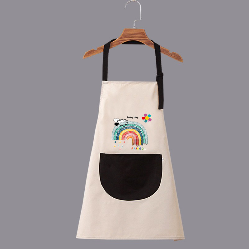 Pintura impermeable al por mayor para niños, jardín de infantes, impresión delantal, pintura infantil, abrigo de arte, bib