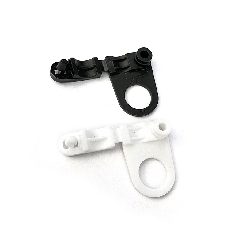 塑料压线板固线夹压线片圆角三分四弧形桥型一字压线夹固定扣自锁