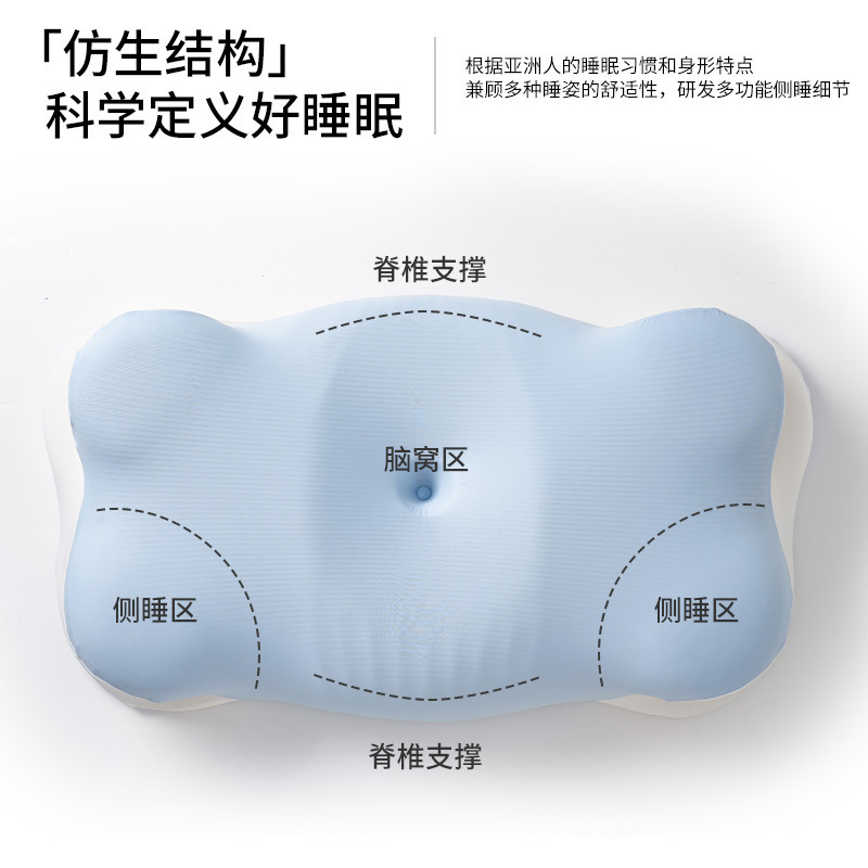 云朵枕头护颈椎助睡眠侧睡颈椎枕记忆棉护颈枕成人护颈记忆枕头|undefined