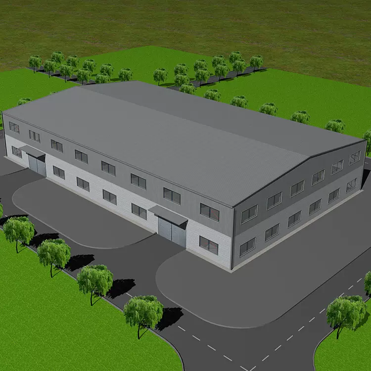 Q235钢构厂房工厂直销 可定制尺寸 低成本批发 出口东南亚