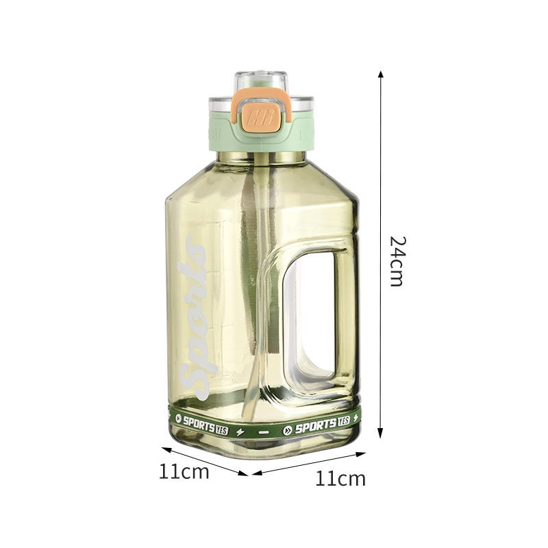 Taza de agua de gran capacidad para estudiantes de acondicionamiento físico para niños hervidor de agua de deportes para estudiantes taza de agua espacial conveniente taza de barril de barril resistente a altas temperaturas taza de estómago grande image 8