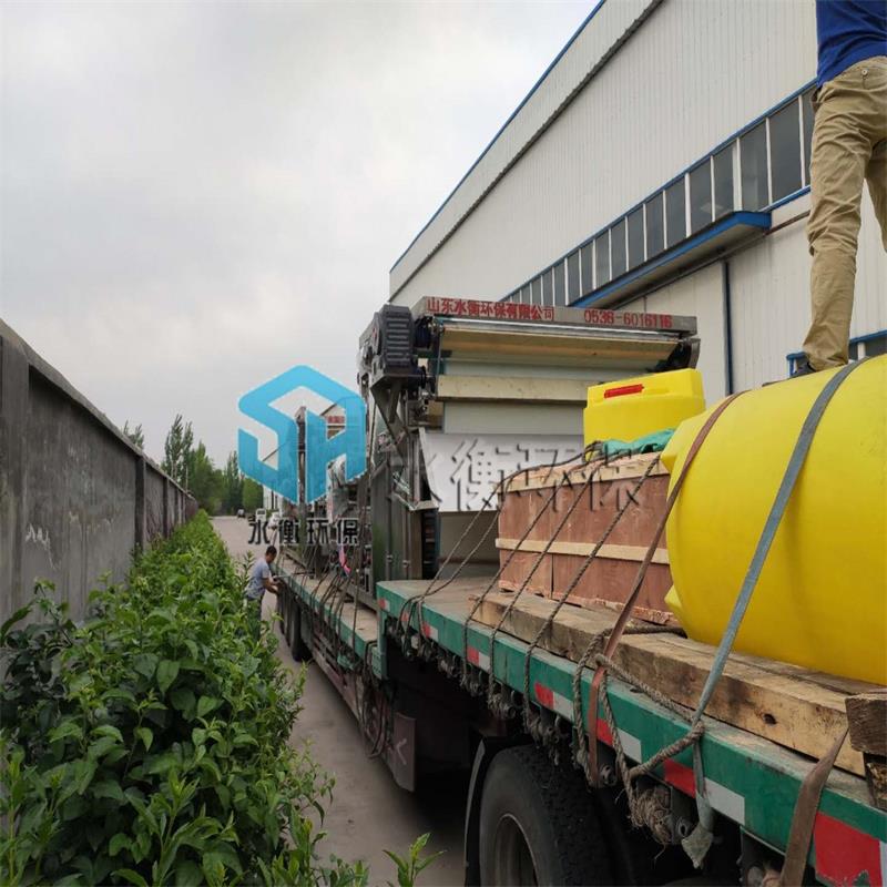 SHSL-15小型污泥脱水设备 带式压滤机  矿山污泥脱水一体机