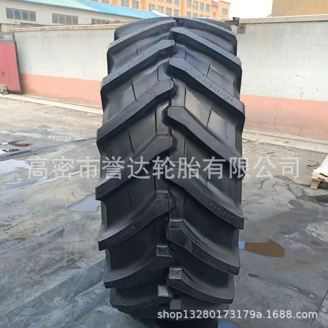 子午线320/70R20 340/85R24 28农用拖拉机收割机轮胎 加宽人字