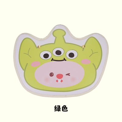 Cartoon cute variety of car: Chair back anti-kick pad - green-beaver