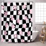 几何印花图形外贸浴帘