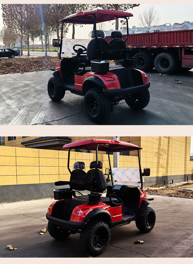 2 Golf Cart Scenic Area Tourist Homestay Reception Beach Off-road Golf Hunting Car Electric Sightseeing Car