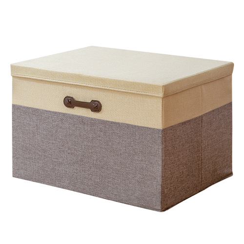New style clothes and miscellaneous storage box fabric home finishing box foldable storage box wardrobe large clothing box home