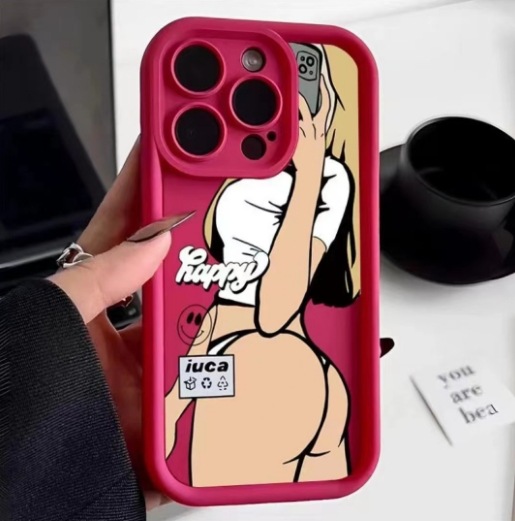 Wind Selfie geeignet für Apple 15plus Handyhülle sexy iPhone 14promax Mädchen 12_voghion.com