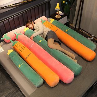 Sleeping Pillow, Long Pillow, Round Leg-Clamping Bedroom Bedside Cushion, Pregnant Woman Pillow, Removable and Washable Student Dormitory