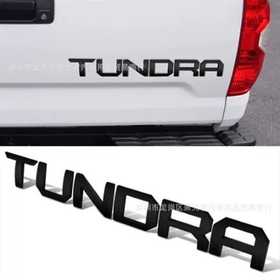 Suitable for Toyota Tundra car emblem, TACOMA car emblem, Tacoma pickup truck rear trunk sticker, TUNDRA car sticker