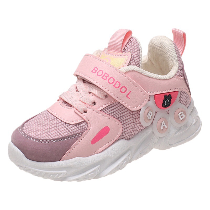 Zapatos infantiles para niñas y niños, primavera y otoño 2025, nueva moda, zapatos infantiles antideslizantes, transpirables, deportivos e informales.