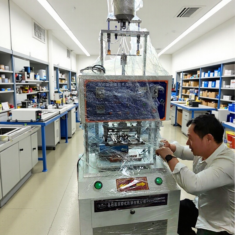 2023 Semi-Automatic Motor Nut Setting Machine for Mobile Phones, Automatic Nut Setting Machine for Children's Watches, Double-Head Nut Machine