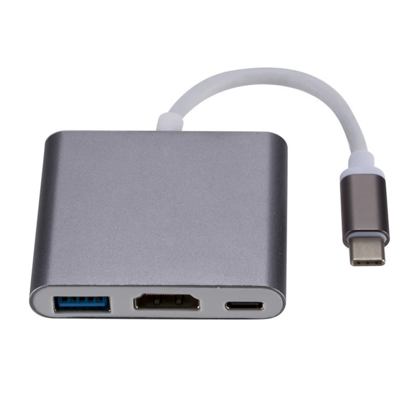 Type-C к HDMI Sanheli Lowwood 4K HD Rotal Wiring HUB хаб мобильный телефон компьютер настенная линия