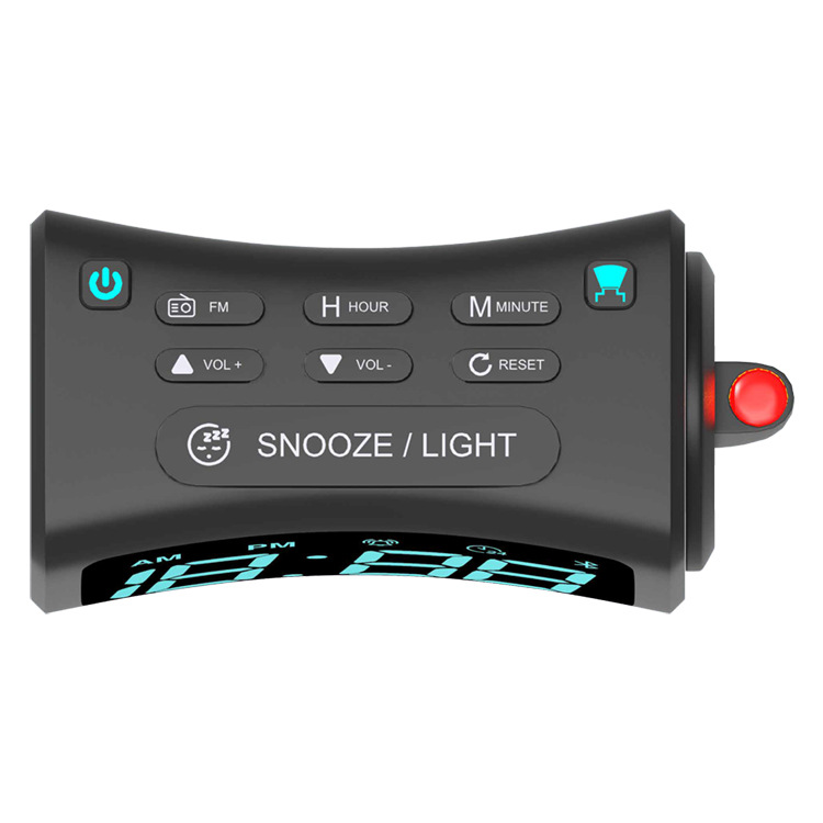 跨境热销电子钟led数字闹钟投影震动收音机时钟源头工厂一件代发