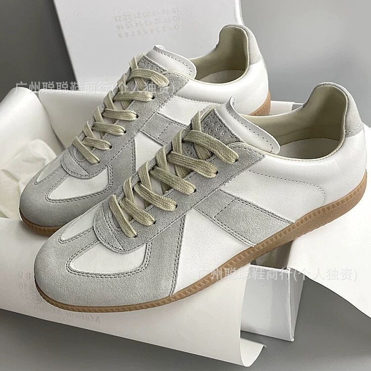 High Version Margiela Dexun Shoes Men's and Women's 2025 New Retro Casual Lace-up sneaker All-match Flat Shoes