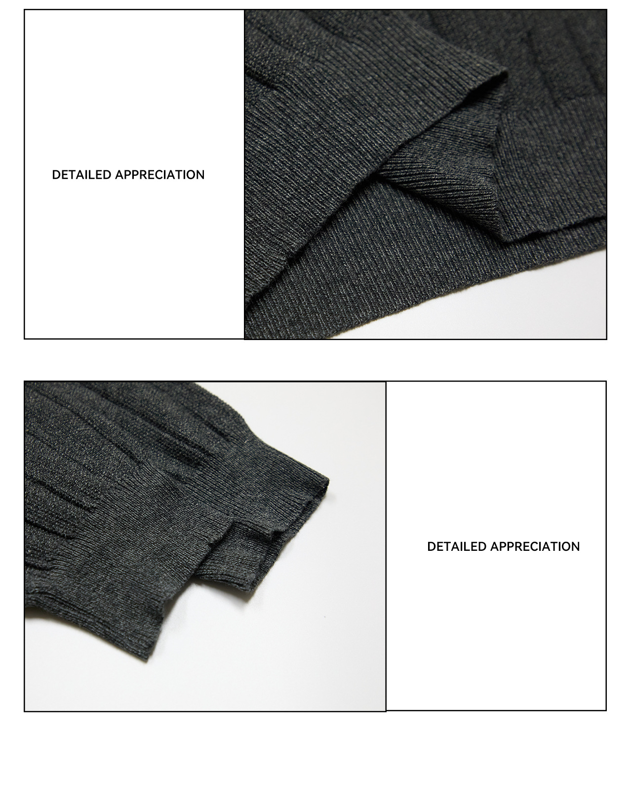 UNF 250g Loose Crew Neck Knit Sweater