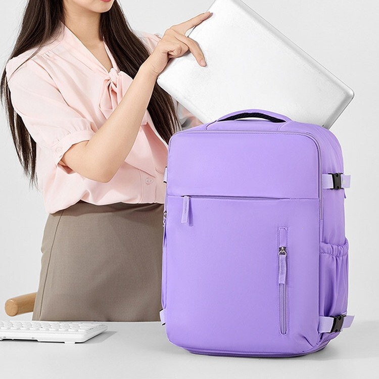 Cross-Border Backpack for Women, High-End Laptop Bag, Casual Travel Backpack, Can Be Attached to a Trolley, Shoe Compartment Backpack Cross-Border Backpack for Women, High-End Laptop Bag, Casual Travel Backpack, Can Be Attached to a Trolley, Shoe Compartment Backpack