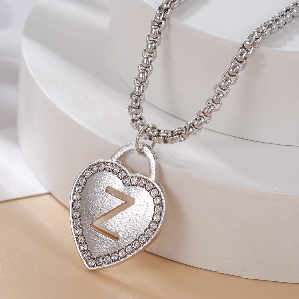 Punk Letter Alloy Plating Unisex Pendant Necklace display picture 2