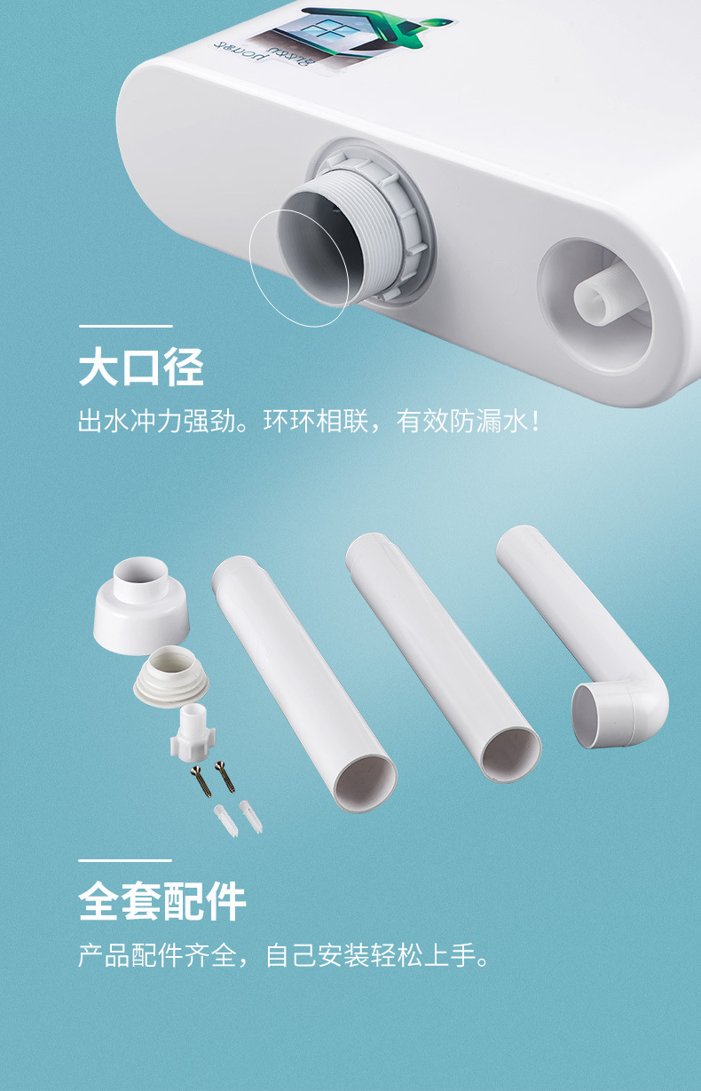 Toilet flushing tank, household bathroom squat toilet, squat pit flush toilet, energy-saving wall-mounted high-flushing power set undefined