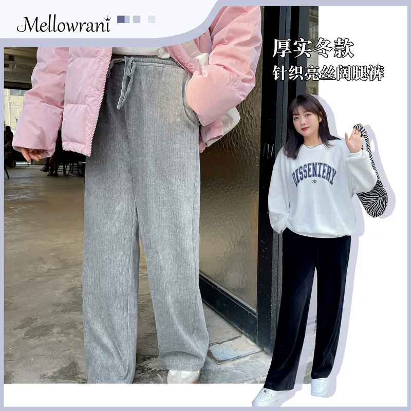 Winter trousers, plus size, oversize