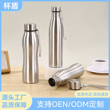 跨境外贸单层不锈钢异形可乐瓶不锈钢小口保温杯户外运动水杯批发