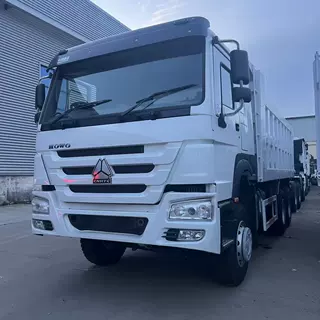 豪沃自卸车出口非洲6*4后8轮自卸翻斗车371/375马力豪沃自卸车