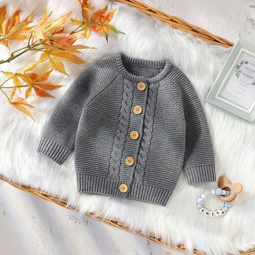 Baby jumpsuit suit for men and women baby sweaters climbing clothes for autumn and winter new two-piece set fashionable warm clothes