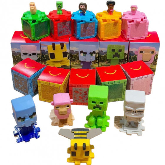 McDonald's 2025 My World Movie Building Blocks Decoration Joint Blind Box New genuine goods Complete Set of 10