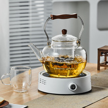大容量煮茶壶带玻璃茶隔新款提梁养生烧水壶电陶炉明火适用