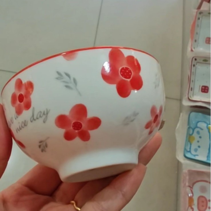 바람 차임 꽃 3.6inch 그릇, 상자당 240개