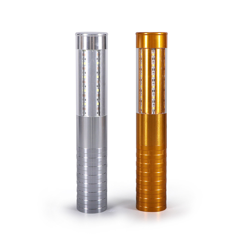 Bar Champagne Flash Stick LED Rechargeable Metal Flash Light…