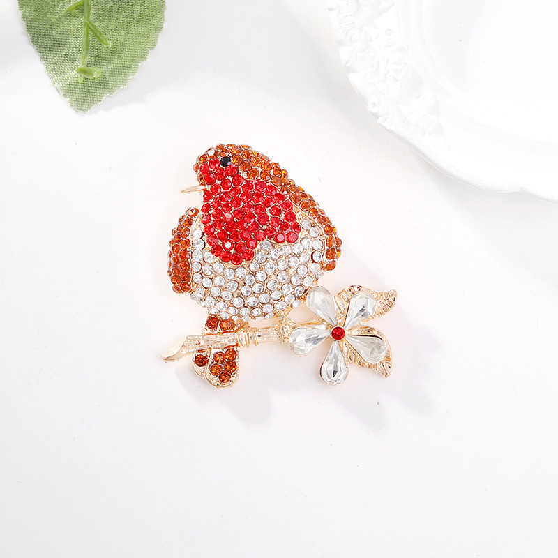 Elegant Bird Alloy Unisex Corsage display picture 1