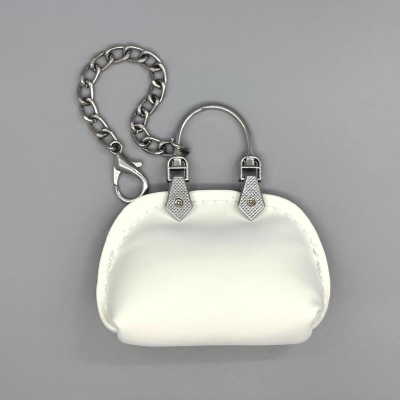 DIY ジュエリーバッグペンダントアクセサリー PU レザー綿充填ミニミニバッグキーホルダーバッグペンダント|undefined