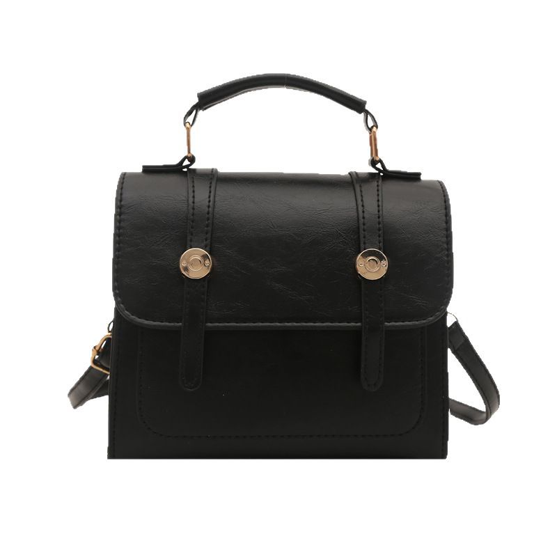 Retro Maillard British College Style Bolso mujer 2025 nuevo bolso de mensajero textura portátil Cambridge pequeño bolso cuadrado marea