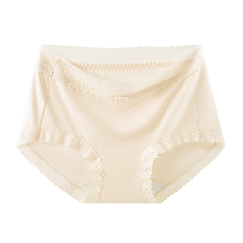 2025 primavera y verano nuevo estilo sin costuras bragas de cintura media pantalones ondulados seda antibacteriano entrepierna primavera y verano calzoncillos para mujer image 7