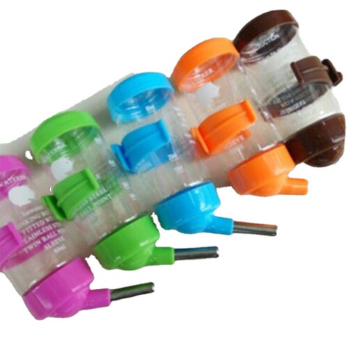 Hamster Rabbit Guinea Pig Dual Ball Roller Water Bottle Vacuum Water Bottle Dual Purpose Drinker Leak Proof Manufacturer Wholesale Price Advantage