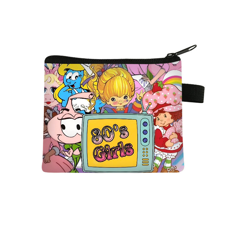 2026 New Rainbow Girl Coin Purse, Children's Card Holder, Fashionable Cartoon Student Trendy Portable Storage Bag (Cross-border E-commerce)
