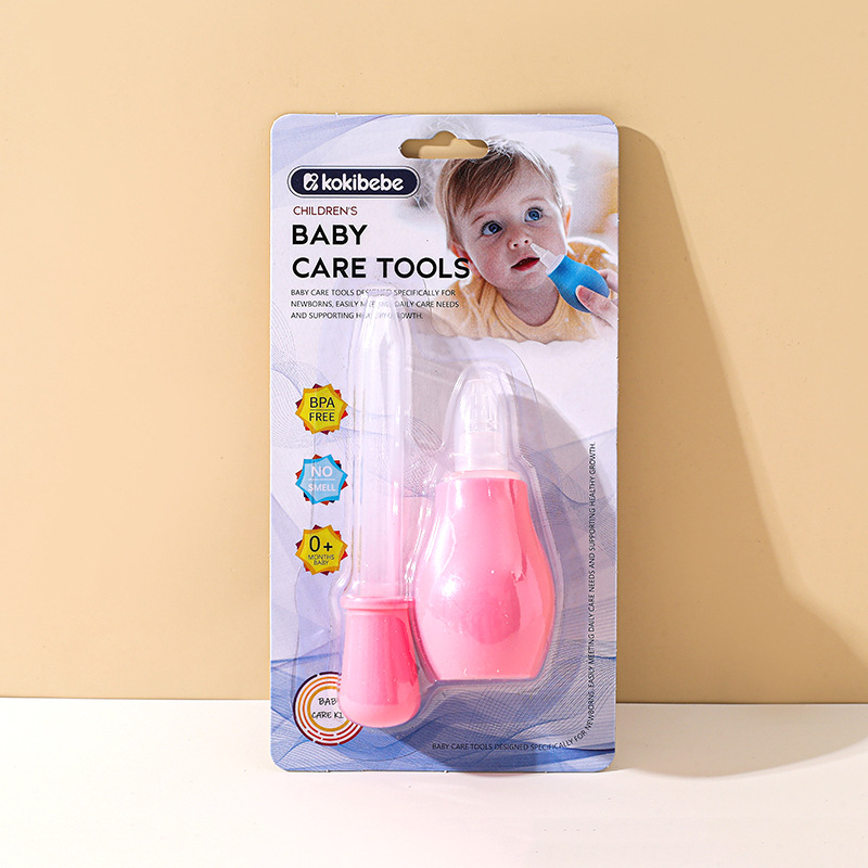 Nariz para bebés Limpiador manual de mocos para bebés Juego de comederos de agua y medicina tipo gotero para bebés