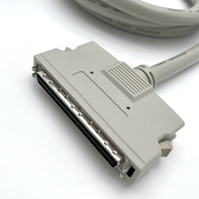 注塑式MDR100P鱼钩型卡扣连接线  公对公 1.5米 SCSI HPCN 100P线