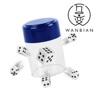 Cross-border explosion sieve color multi-specification explosion dice hot toy magic props manufacturers wholesale