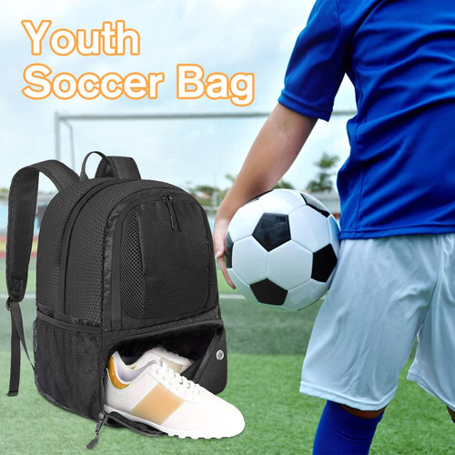 Cross-border new double shoulder soccer bag waterproof sports equipment bag outdoor basketball volleyball bag convenient lightweight storage bag