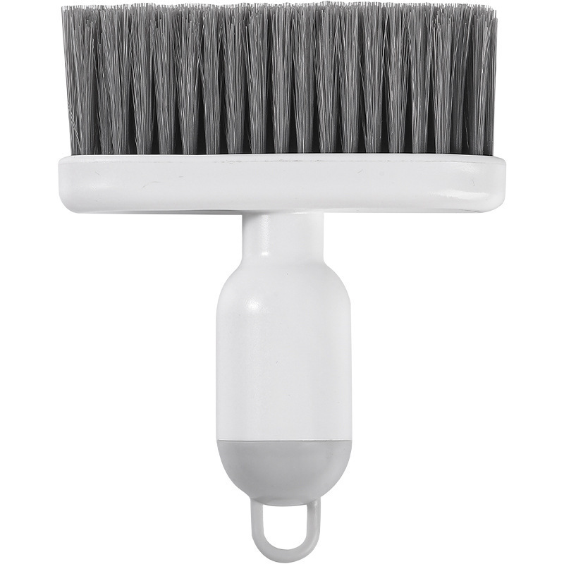 Cepillo de limpieza de espacios de teclado dos en uno, herramienta de desengrasado de escritorio multifuncional, cepillo suave de eliminación de polvo de ranura para tarjetas de ventana para el hogar